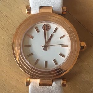 *NEW* Rose Gold and Ivory Tory Burch Watch